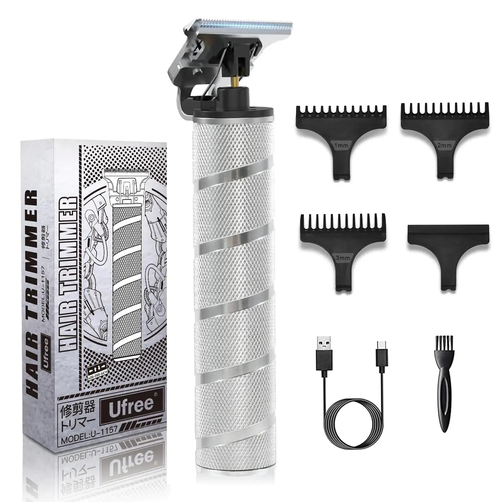 Ufree Hair Trimmer for Men - Electric Razor Shavers Cordless Hair Clippers & Beard Trimmer