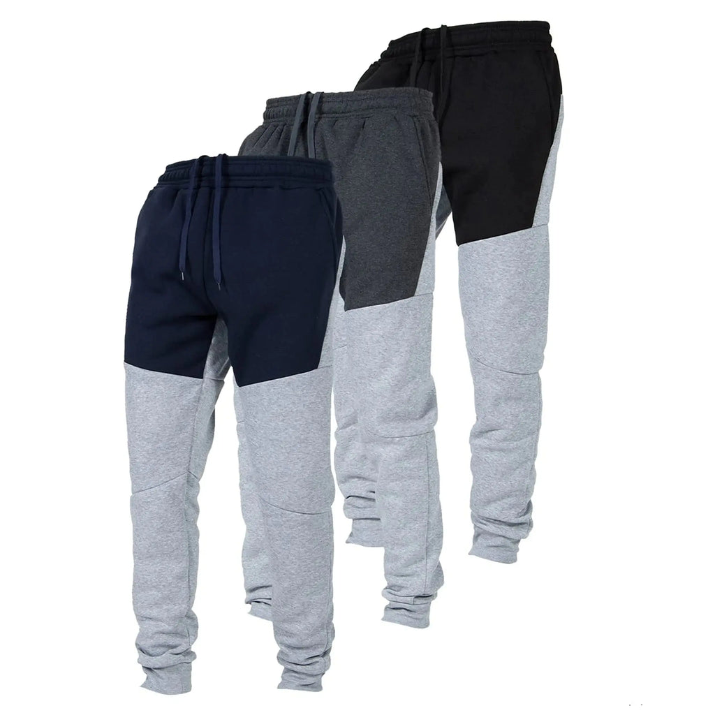 Ultra Performance 3 Pack Fleece Active Tech Joggers for Men | Sweatpants with Zipper Pockets