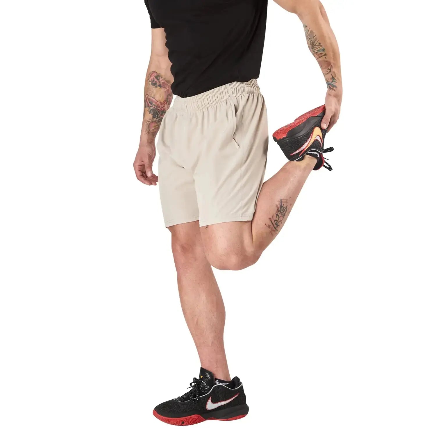Ultra Performance Workout Gym Shorts For Men's - 4 Pack Athletic Running Shorts