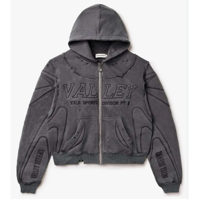 Vale Forever Armor Zip Up Hoodie Black
