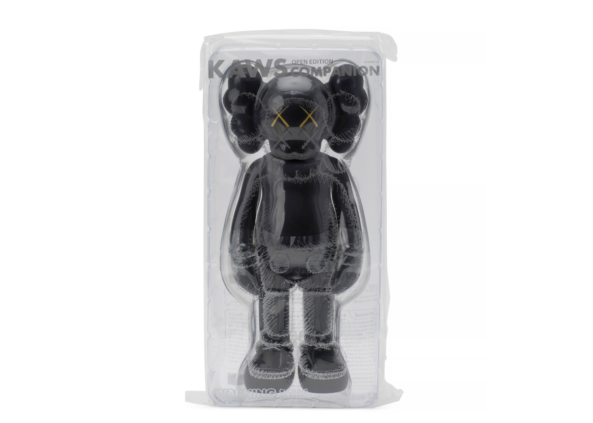KAWS Companion Open Edition Vinyl Figure Black
