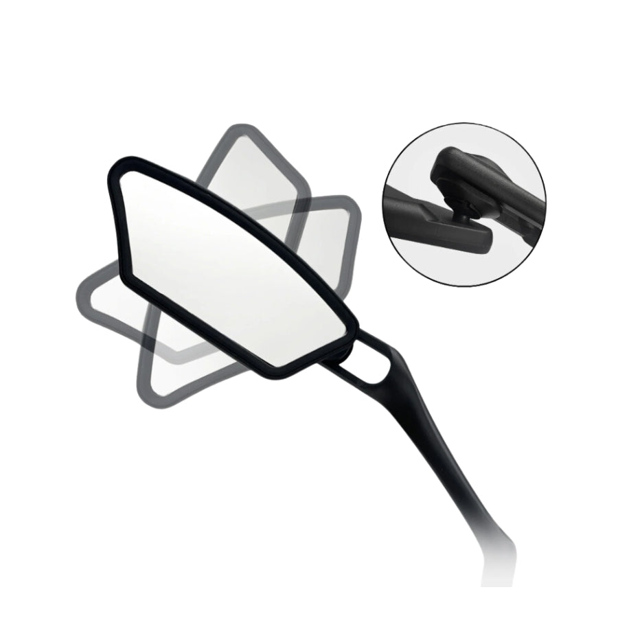 Rotating Handlebar Ebike Mirrors Pair (2)