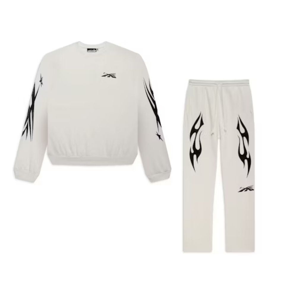 Hellstar Sports Crewneck and Sweatpants White