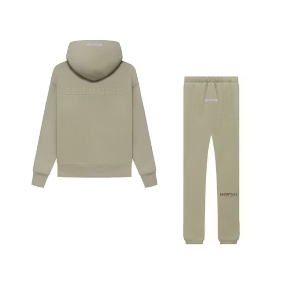 Fear of God Essentials Kids Pullover Hoodie and Sweatpants Pistachio