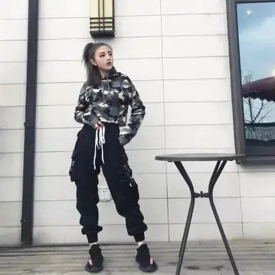 Urban Trek Black Cargo Pants