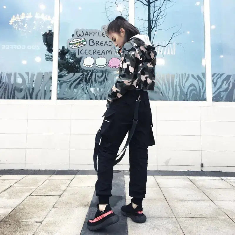 Urban Trek Black Cargo Pants