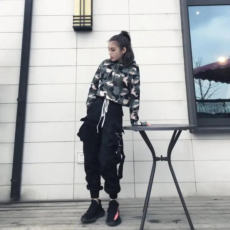 Urban Trek Black Cargo Pants