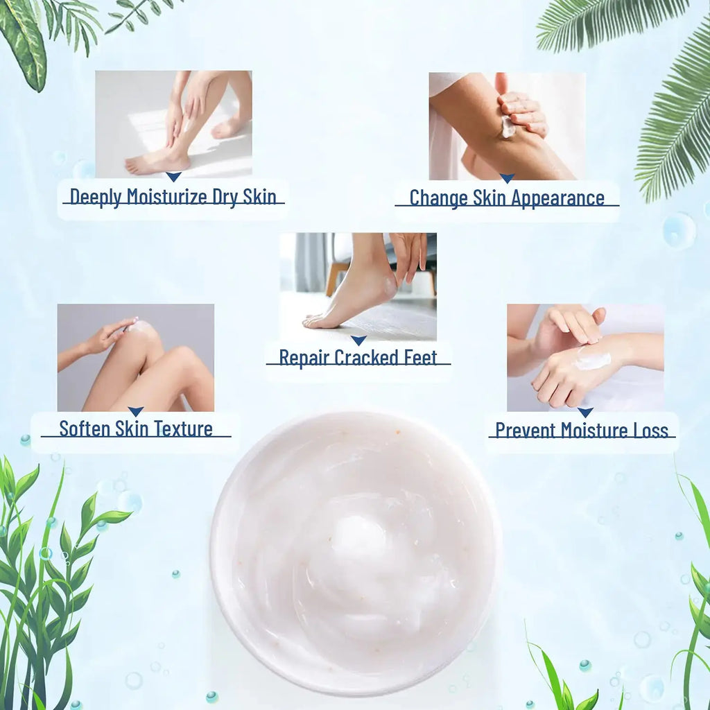 Urea Cream 40 Percent, Urea Foot & Hand Cream for Dry Cracked, 40 per Urea Lotion for Feet Maximum Strength (4 Packs) 5.29 Ounce (Pack of 4)