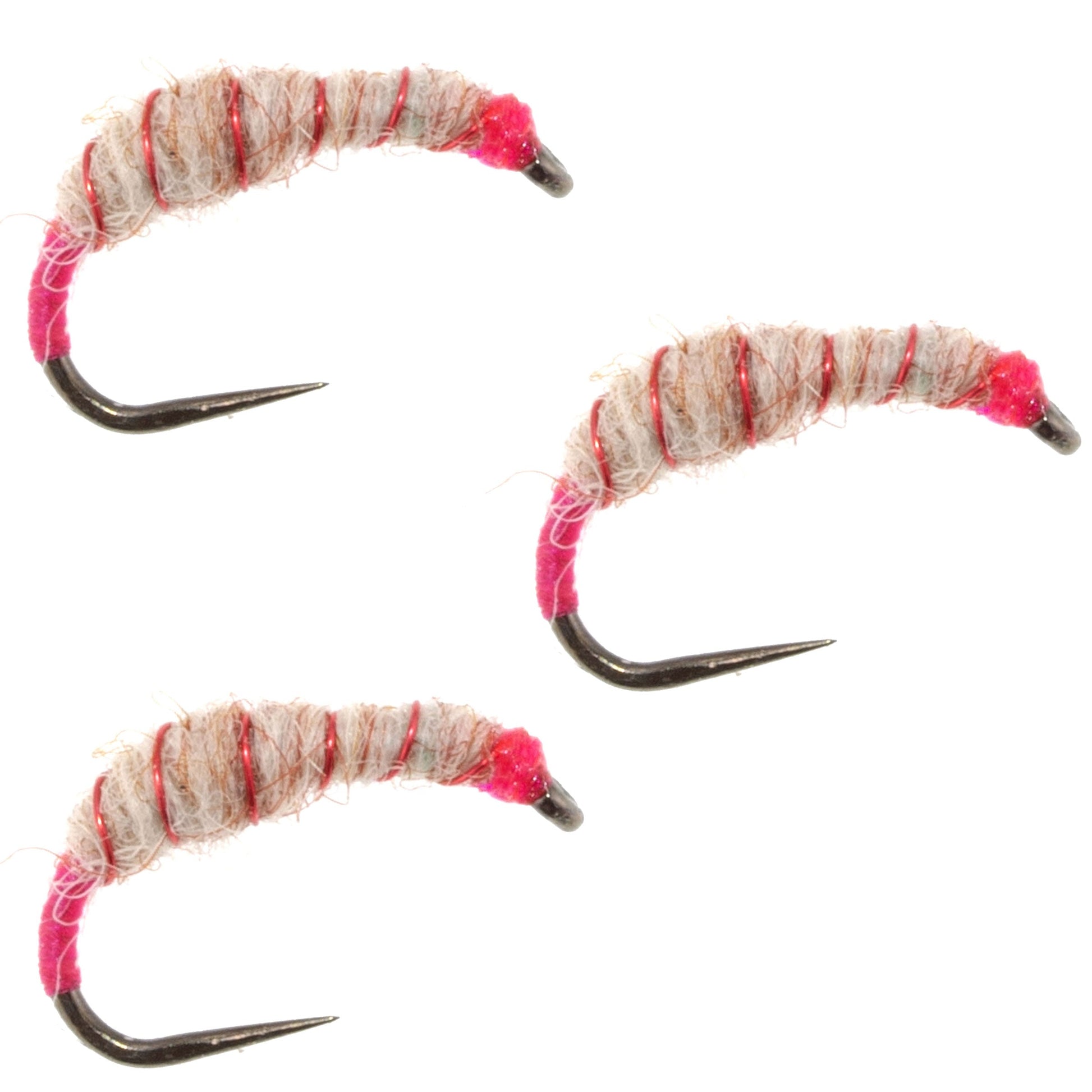 3 Pack Utah Killer Bug - Tenkara Flies - Size 14
