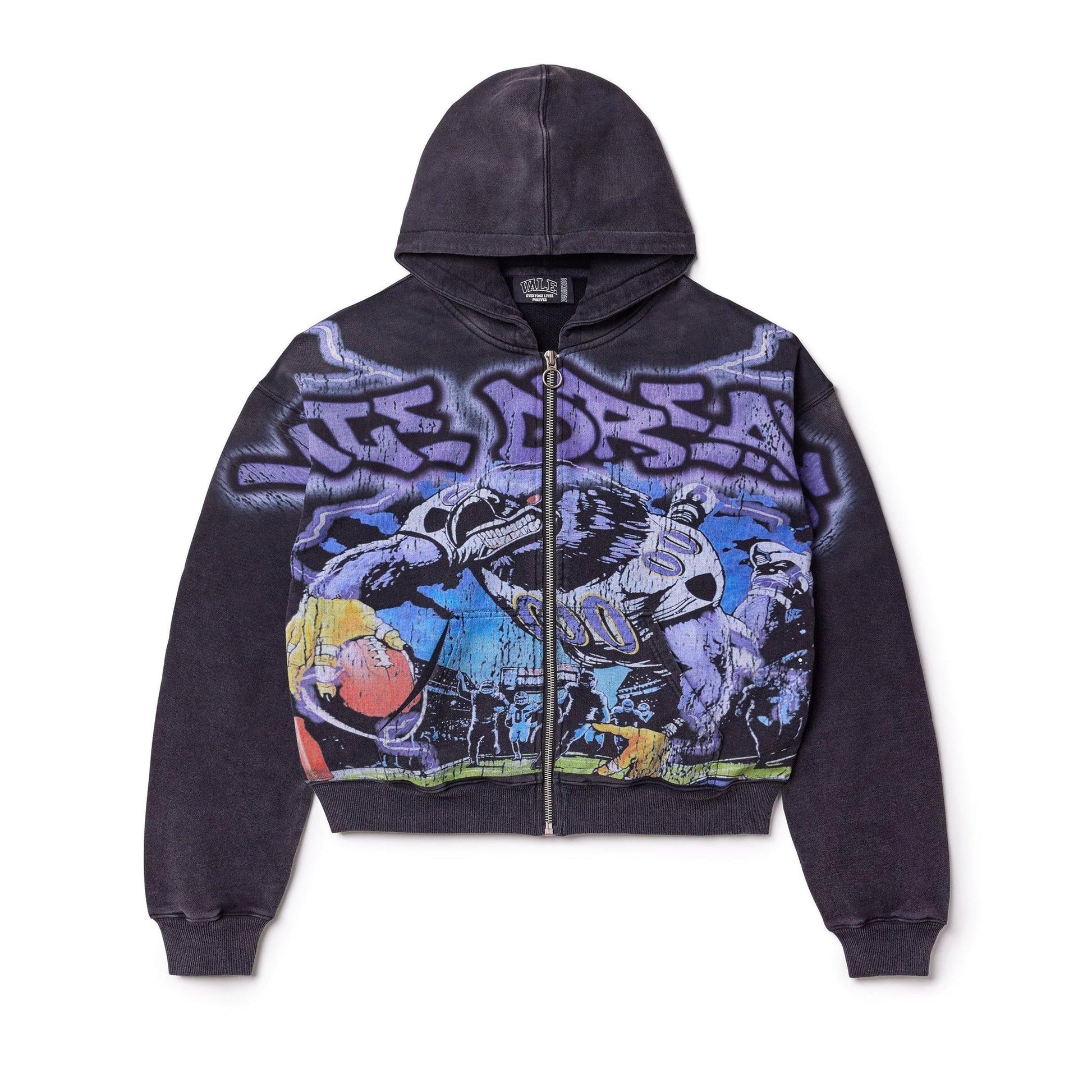 Vale Forever RAVEN ZIP UP HOODIE