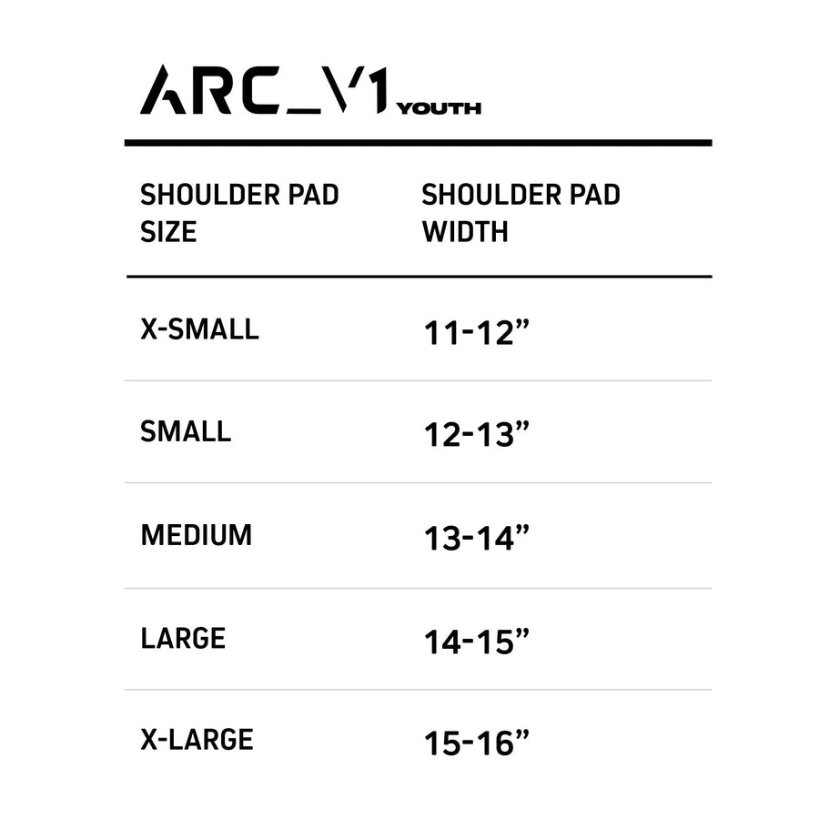 ARC V1 YOUTH SHOULDER PADS