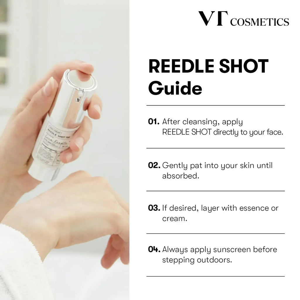 VT COSMETICS CICA Reedle Shot 100 Essence | Daily Face Essence for Soft Skin