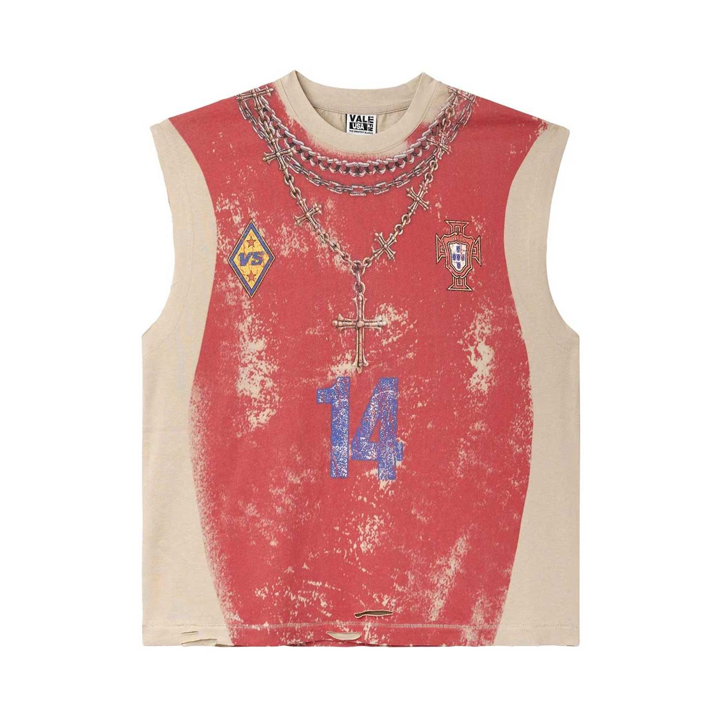 Vale Forever Futbol Muscle Sleeveless Tee Red