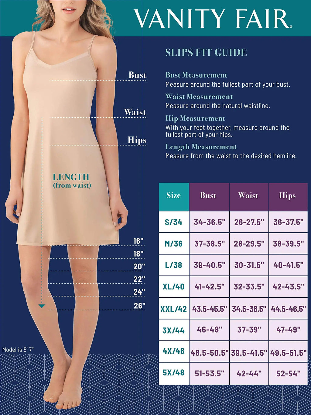 Vanity Fair Women's Anti-Static Nylon Full Slips for Under Dresses