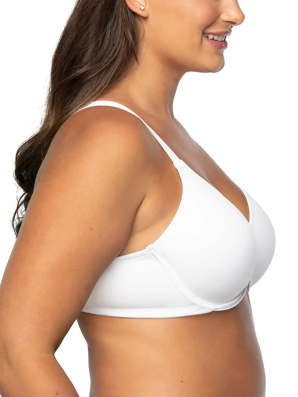 Vanity Fair Women's Full Figure Beauty Back Smoothing Bra | 4 Way Stretch Fabric