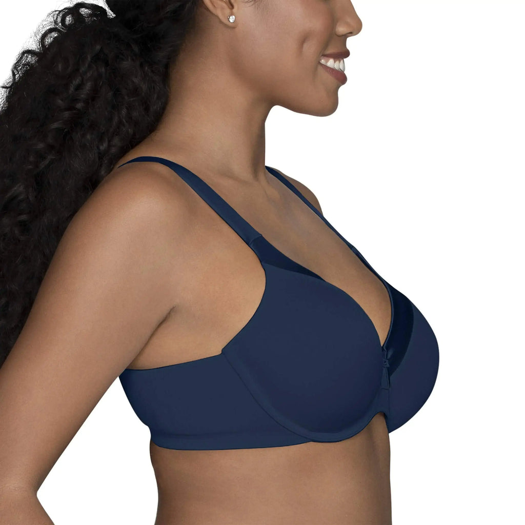 Vanity Fair Women's Illumination Full Figure Zoned-in Support Bra, Lightly Lined Cups up to DD 40DD Underwire - Navy
