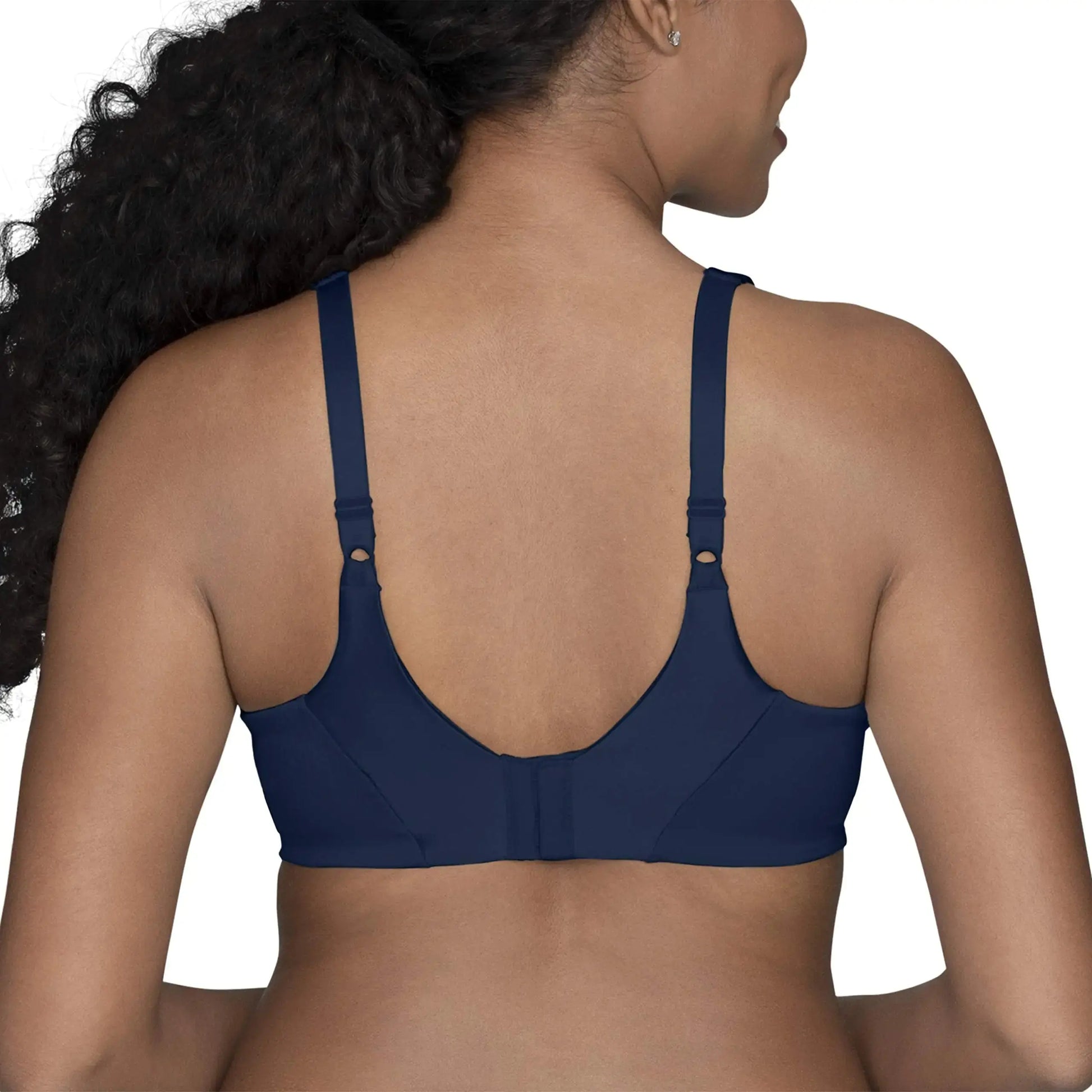Vanity Fair Women's Illumination Full Figure Zoned-in Support Bra, Lightly Lined Cups up to DD 40DD Underwire - Navy
