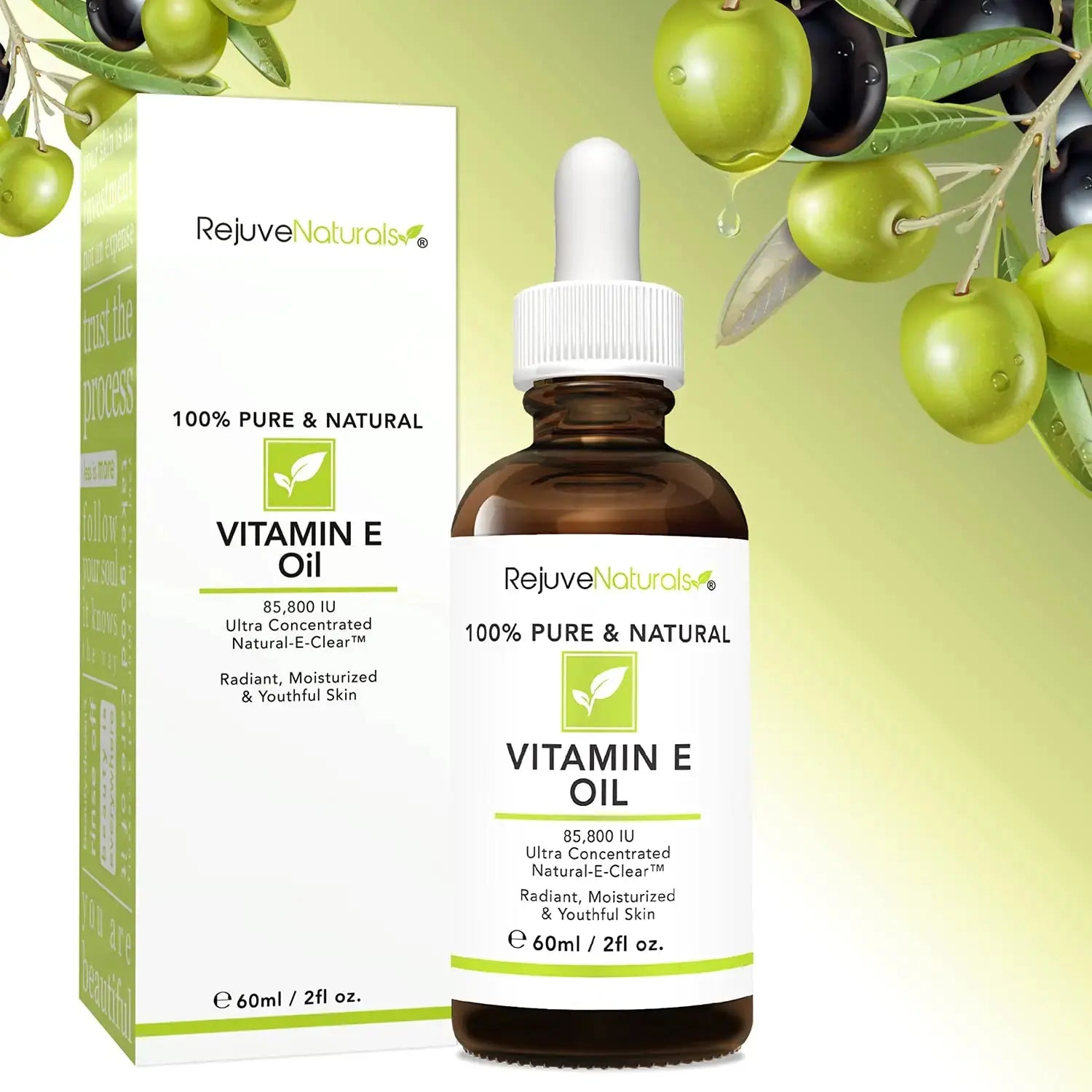 Vitamin E Oil Pure & Natural for Repair Dry, Damaged Skin