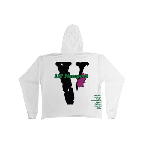 Vlone Yams Day Lil Newport Hoodie White