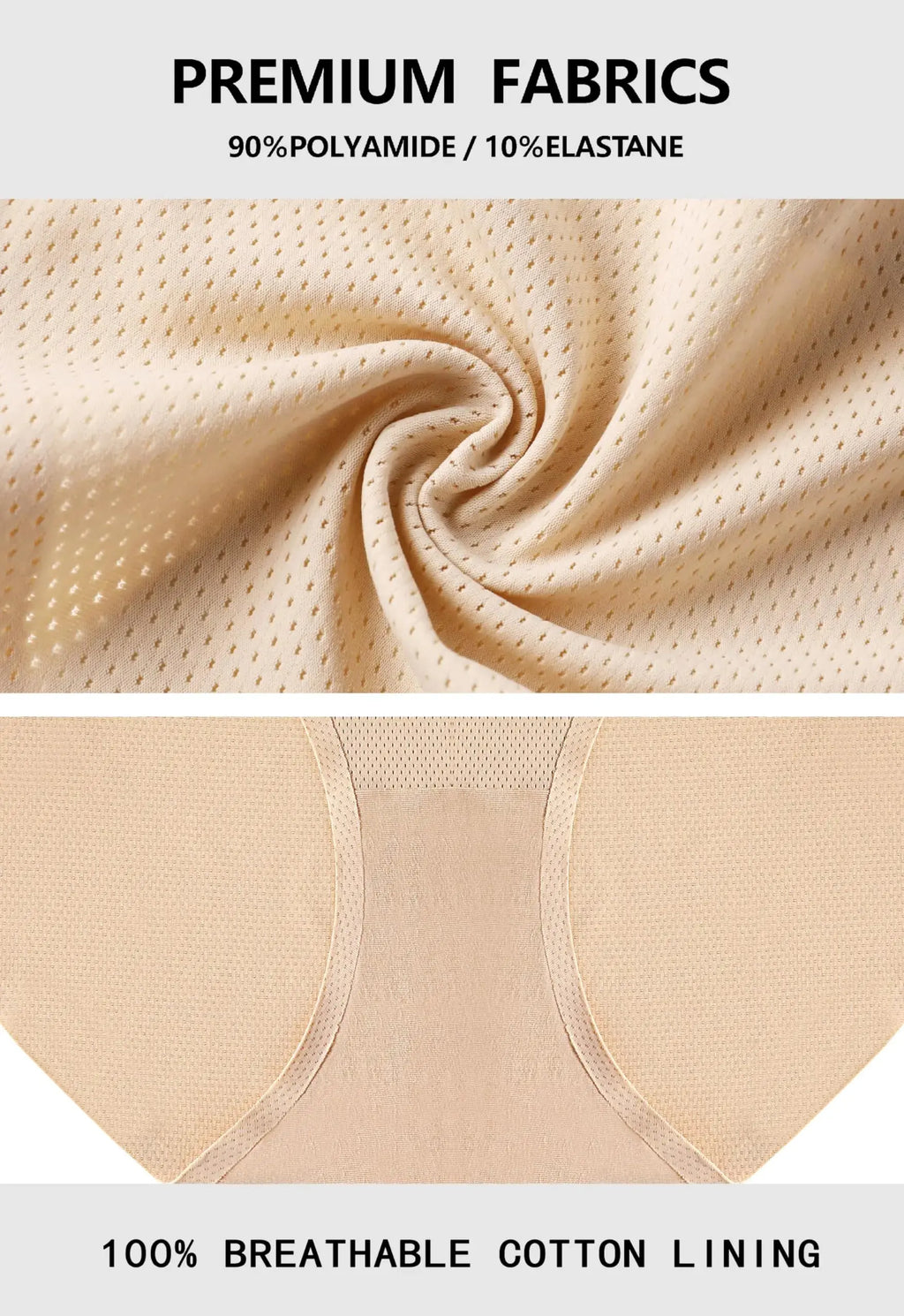 Voenxe Women Seamless Hipster Underwear - Breathable Ladies Panties