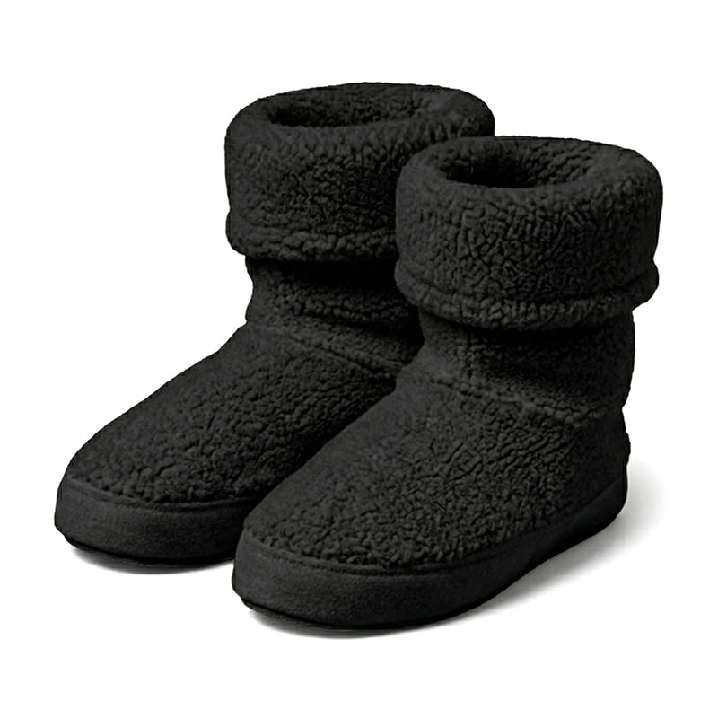 Polar Feet Women's Snugs - Black Berber