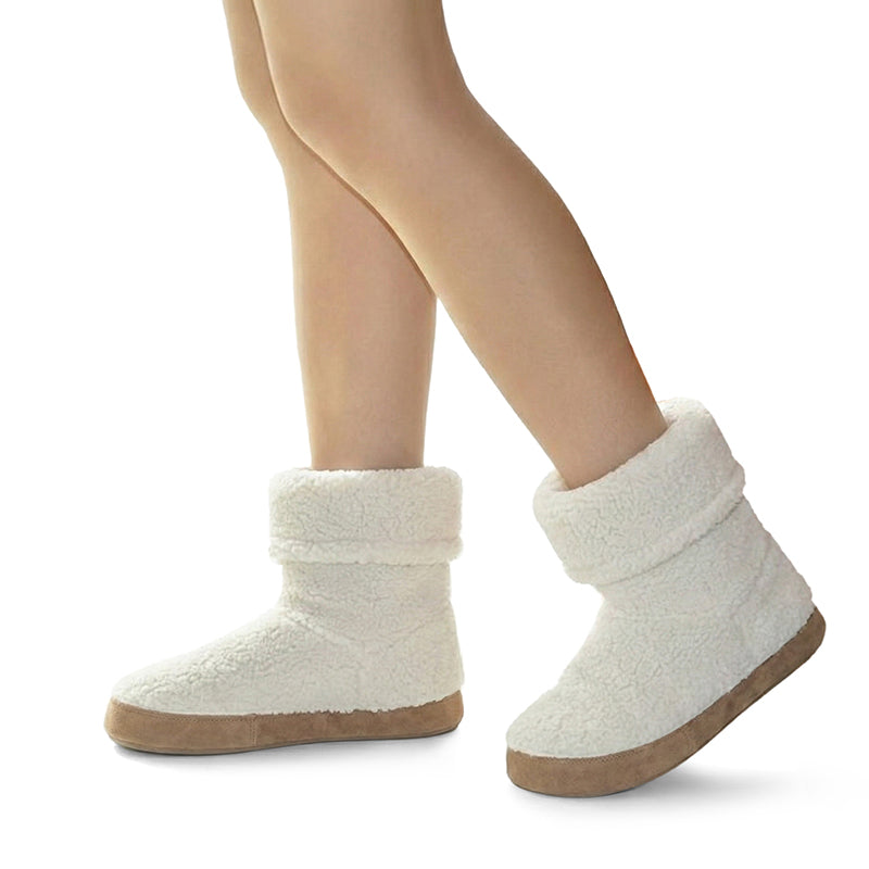 Polar Feet Women's Snugs - Cream Berber