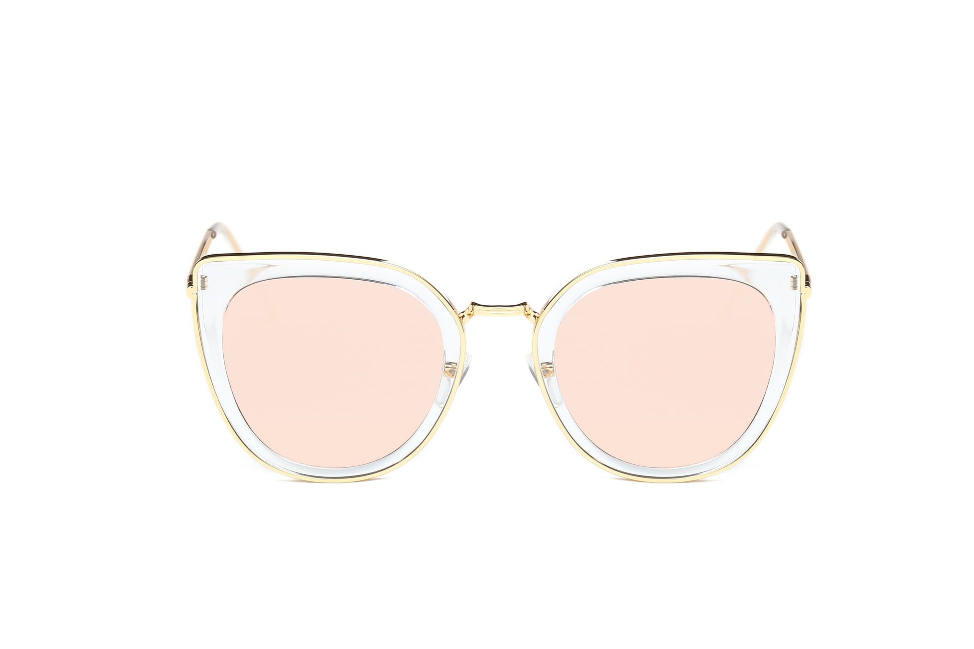 Oversized Round Cat Eye Sunglasses Women Polarized UV400