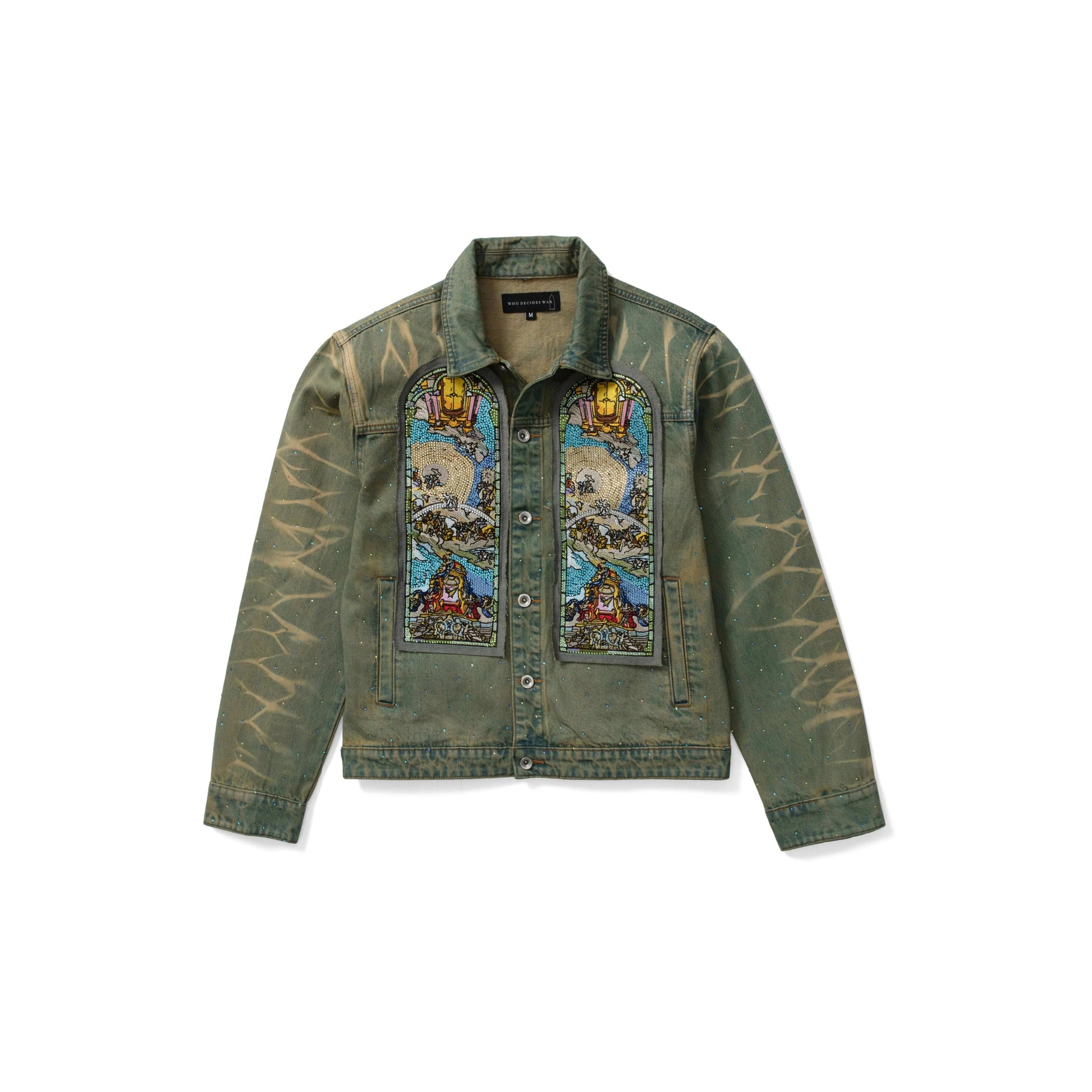 Who decides war Jean jacket unfurled denim jacket