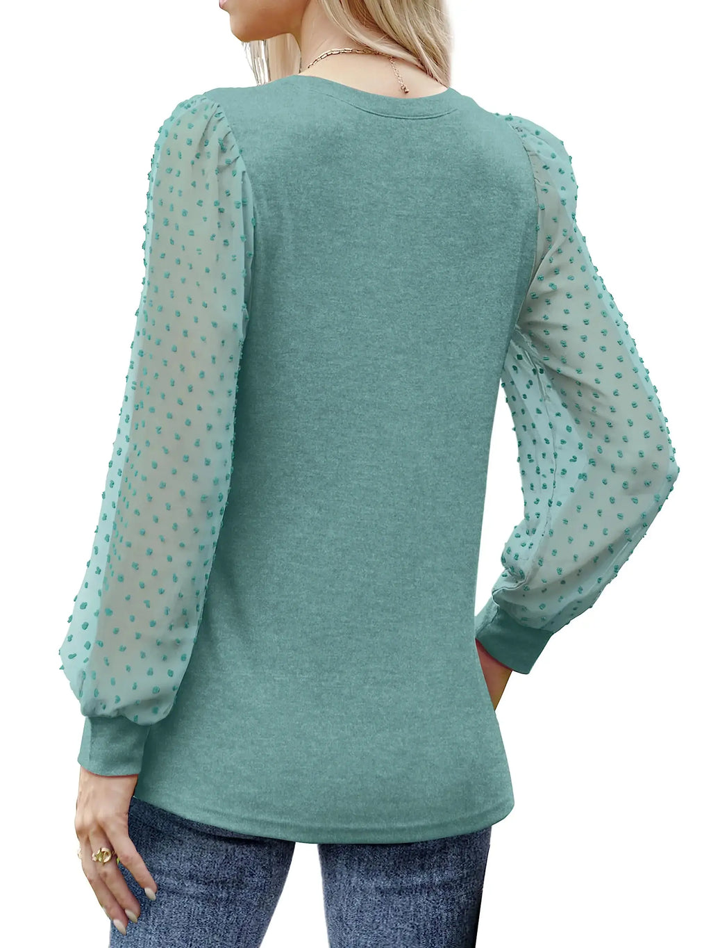 WIHOLL Long Sleeve Shirts for Women - Tunic Fall Trendy Crew Neck Clothes