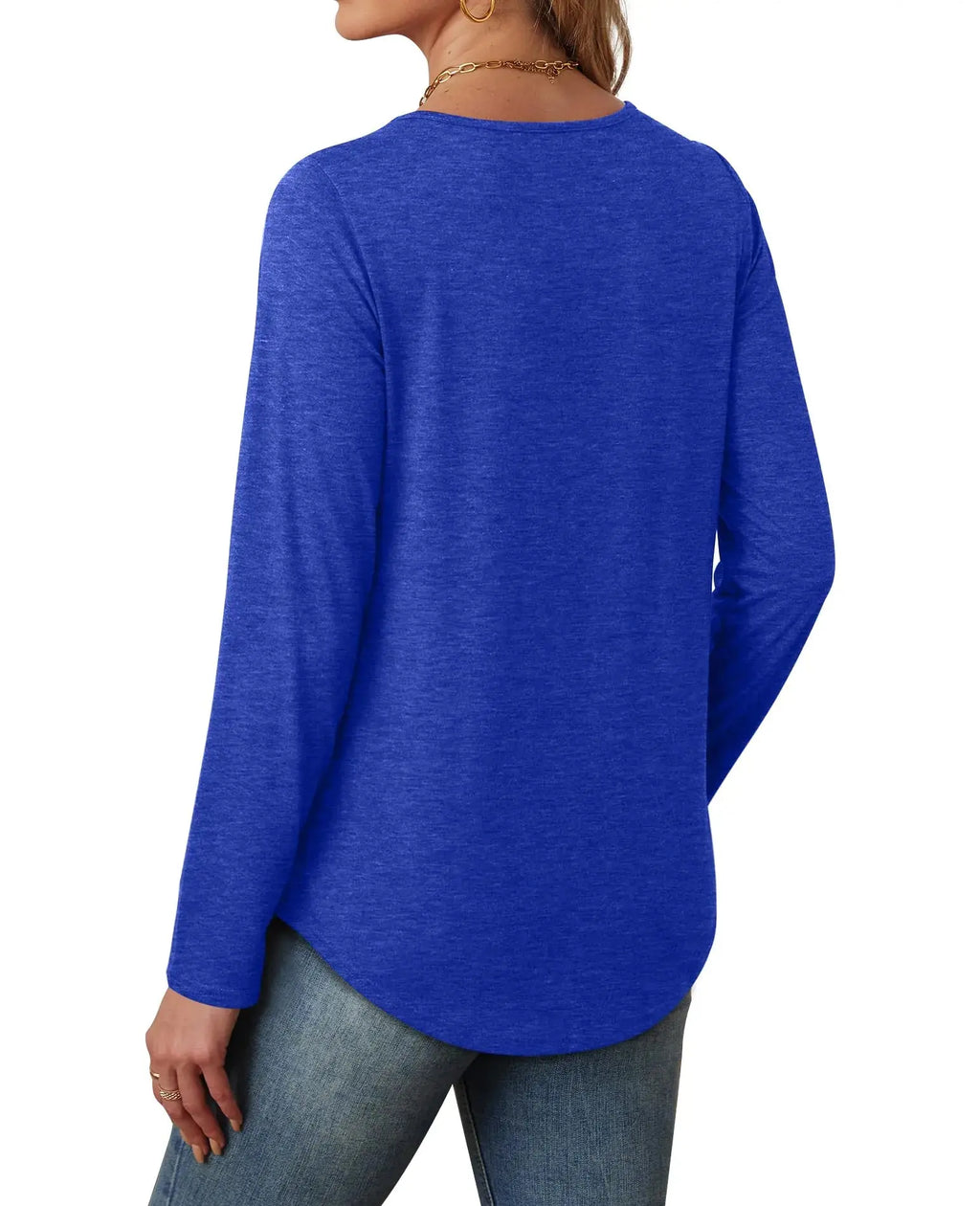 WIHOLL Womens Long Sleeve T Shirts 2024 Boat Neck Casual Basic Tshirt Fall Tops
