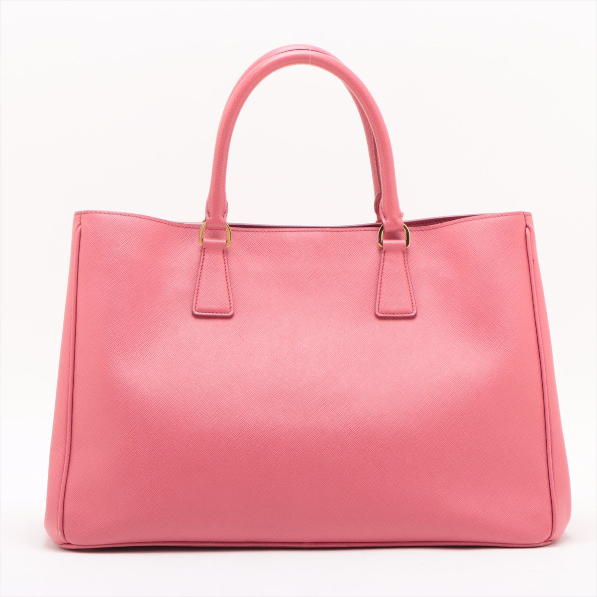 Prada Saffiano Galeria Leather Pink Tote Bag-#1940