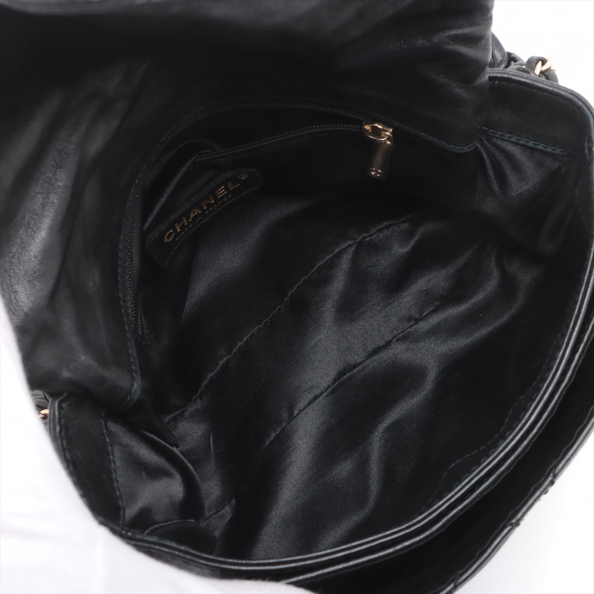 Chanel Matelasse Lambskin Small Lady Braid Flap Shoulder Bag Black #3749