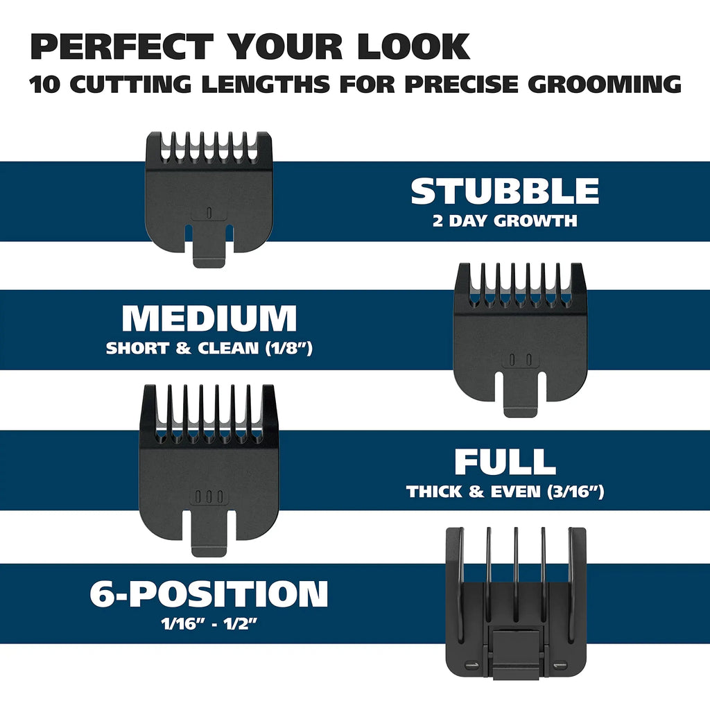 Wahl Groomsman Hair Trimmer for Beard & Mustache - Light Cordless Trimmer
