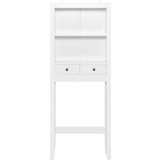 Costway Toilet Space Saver Bathroom Organizer Storage Shelf with Drawers