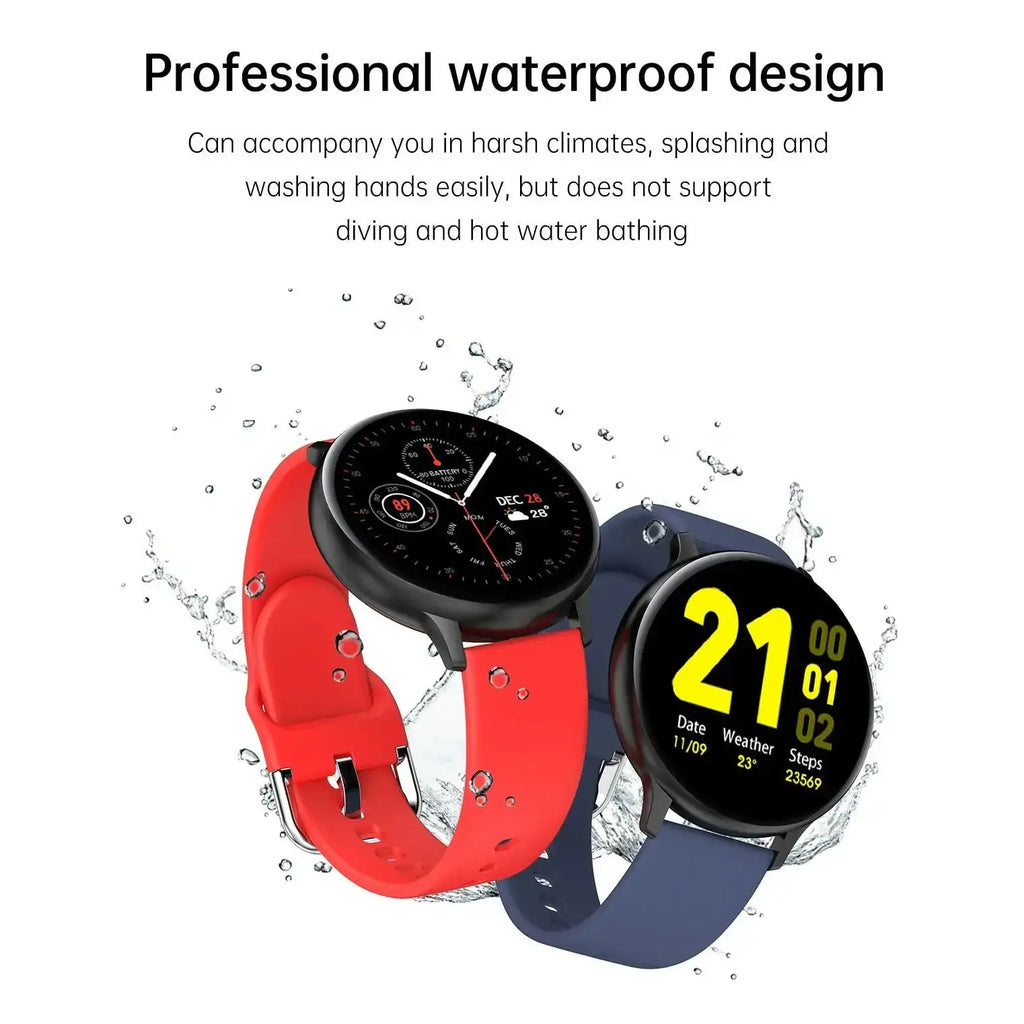 Waterproof 4G Rom Smartwatch | Full-Touch Dial & Advanced Fitness Tracker
