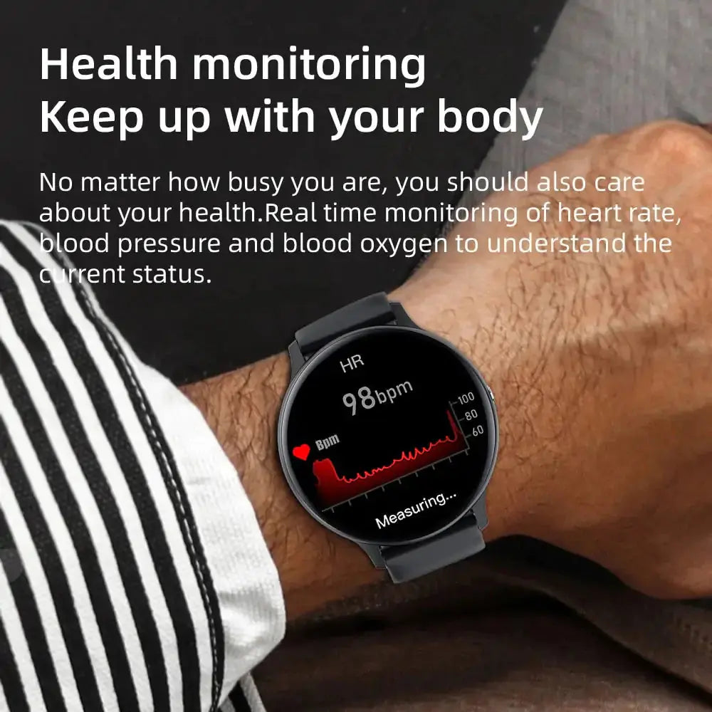 Waterproof 4G Rom Smartwatch | Full-Touch Dial & Advanced Fitness Tracker