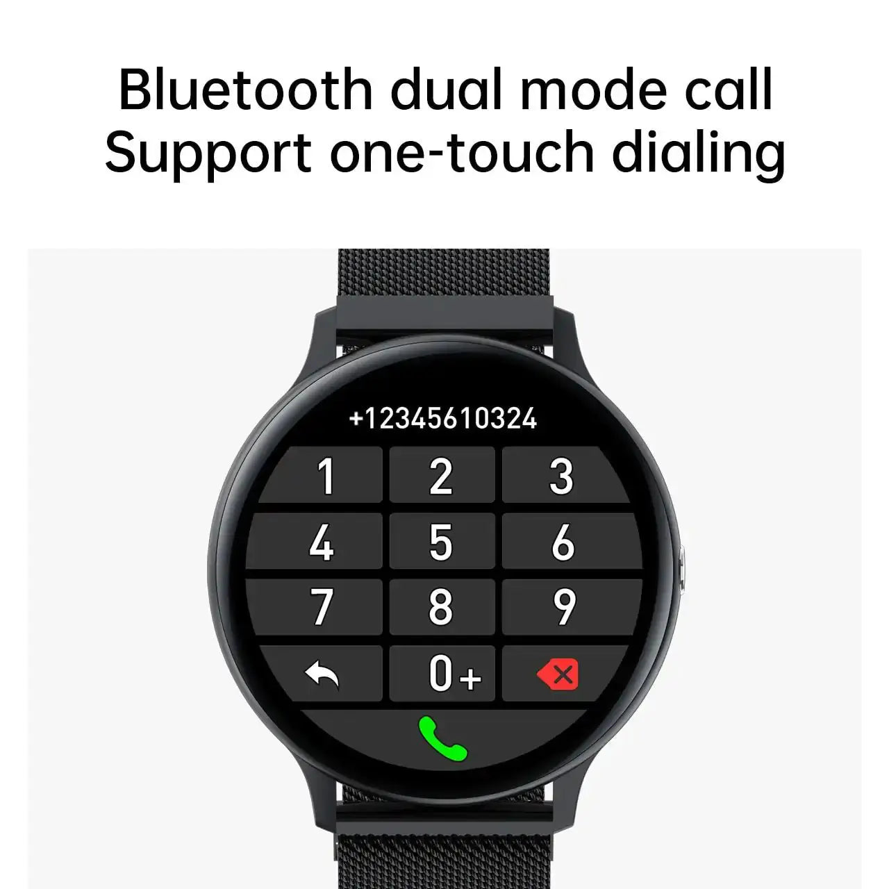 Waterproof 4G Rom Smartwatch | Full-Touch Dial & Advanced Fitness Tracker