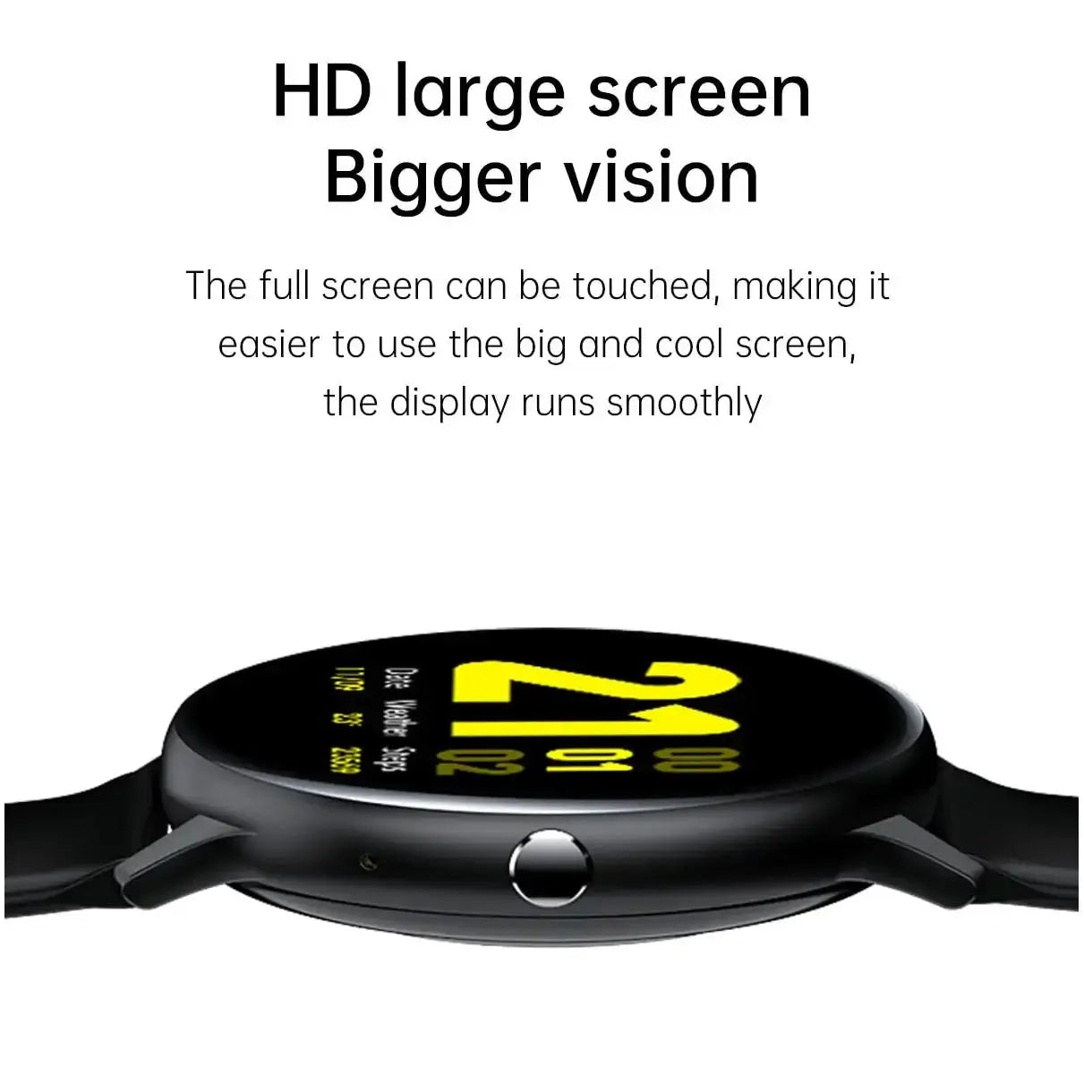 Waterproof 4G Rom Smartwatch | Full-Touch Dial & Advanced Fitness Tracker