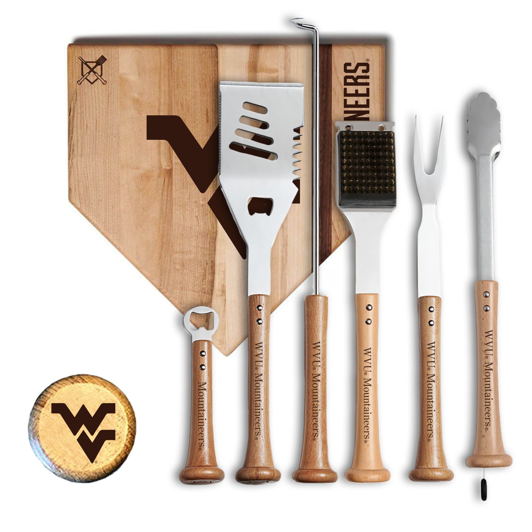 West Virginia Mountaineers MVP Grill Set