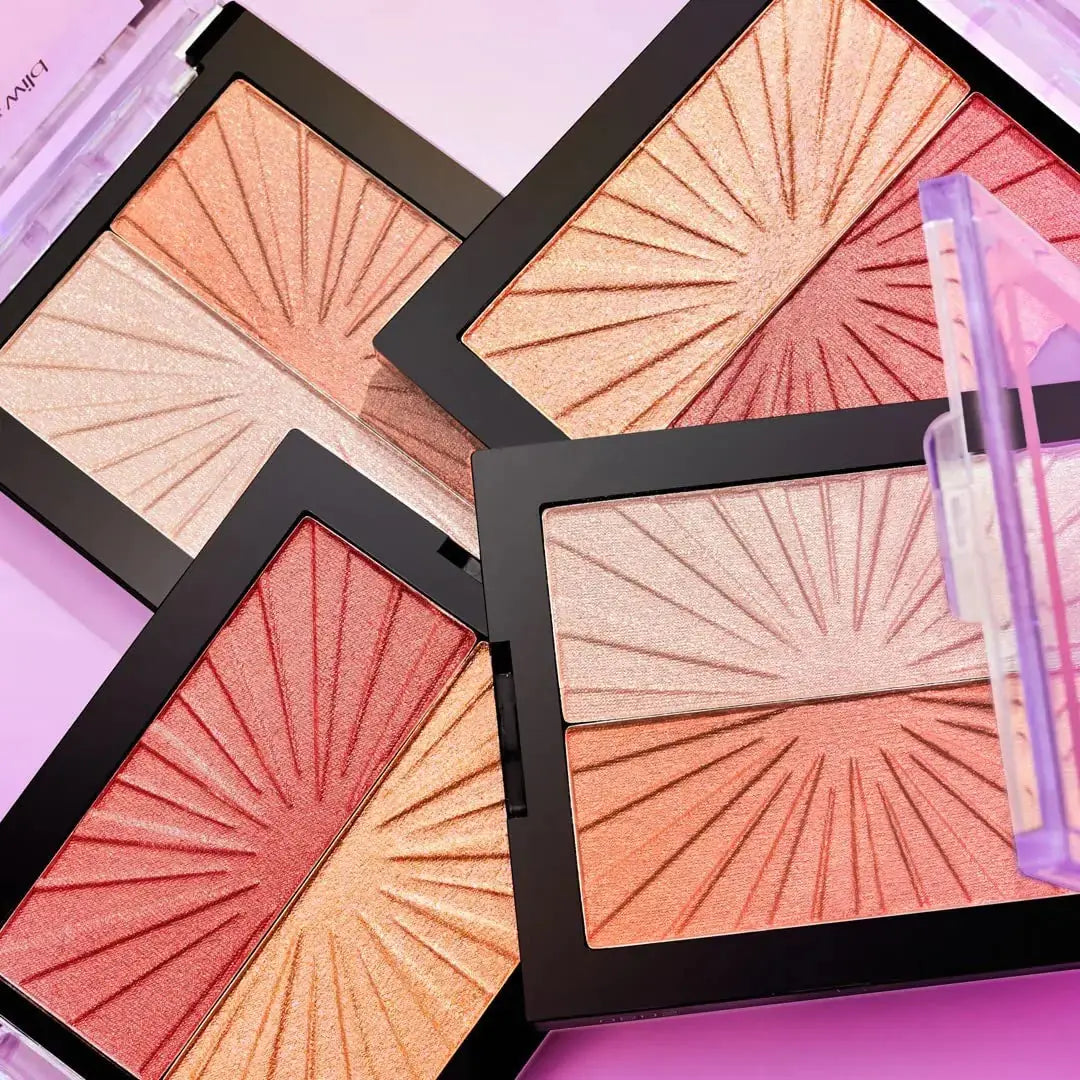 Wet n Wild MegaGlo Blushlighter - Blendable Blush & Highlighter Set(Pack of 1)