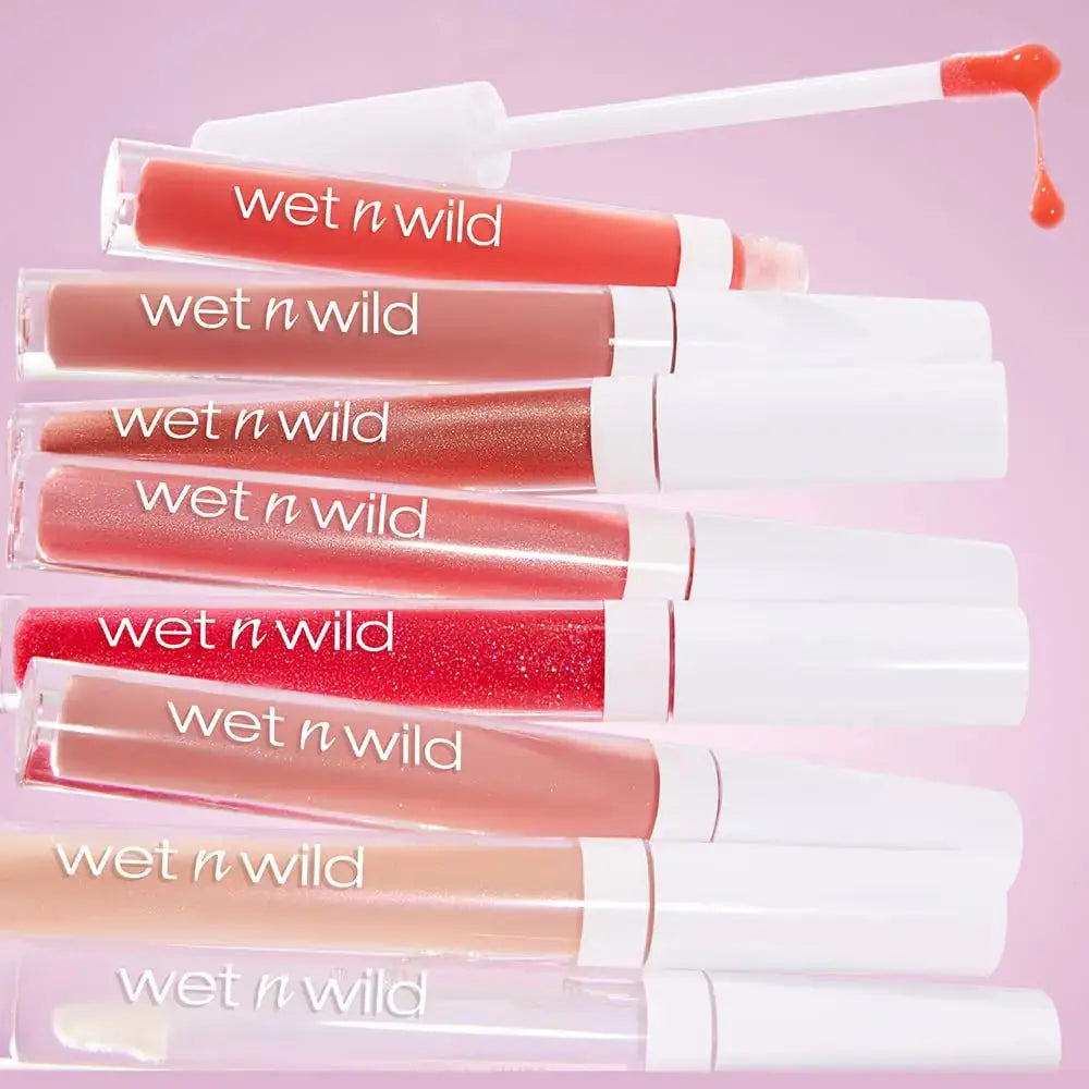 Wet n Wild MegaSlicks Lip Gloss - TuTu Sweet | Ultra-Glossy & Hydrating