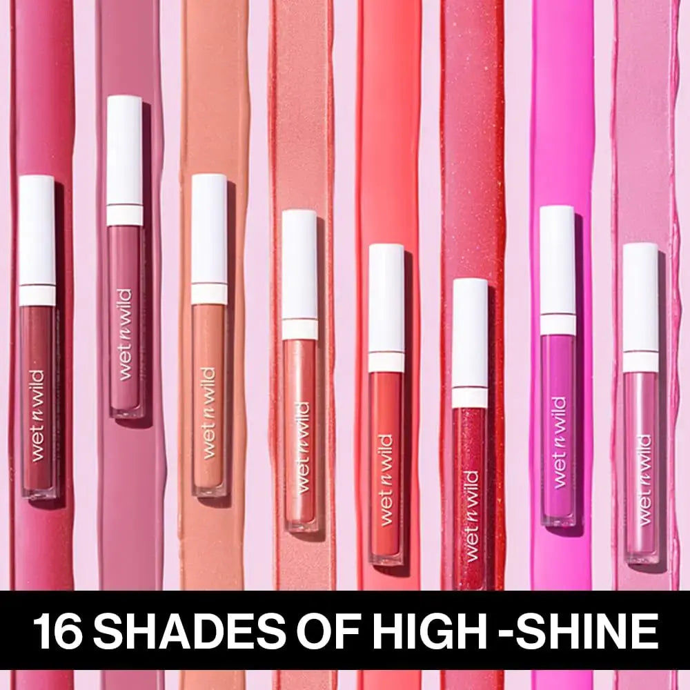 Wet n Wild MegaSlicks Lip Gloss - TuTu Sweet | Ultra-Glossy & Hydrating