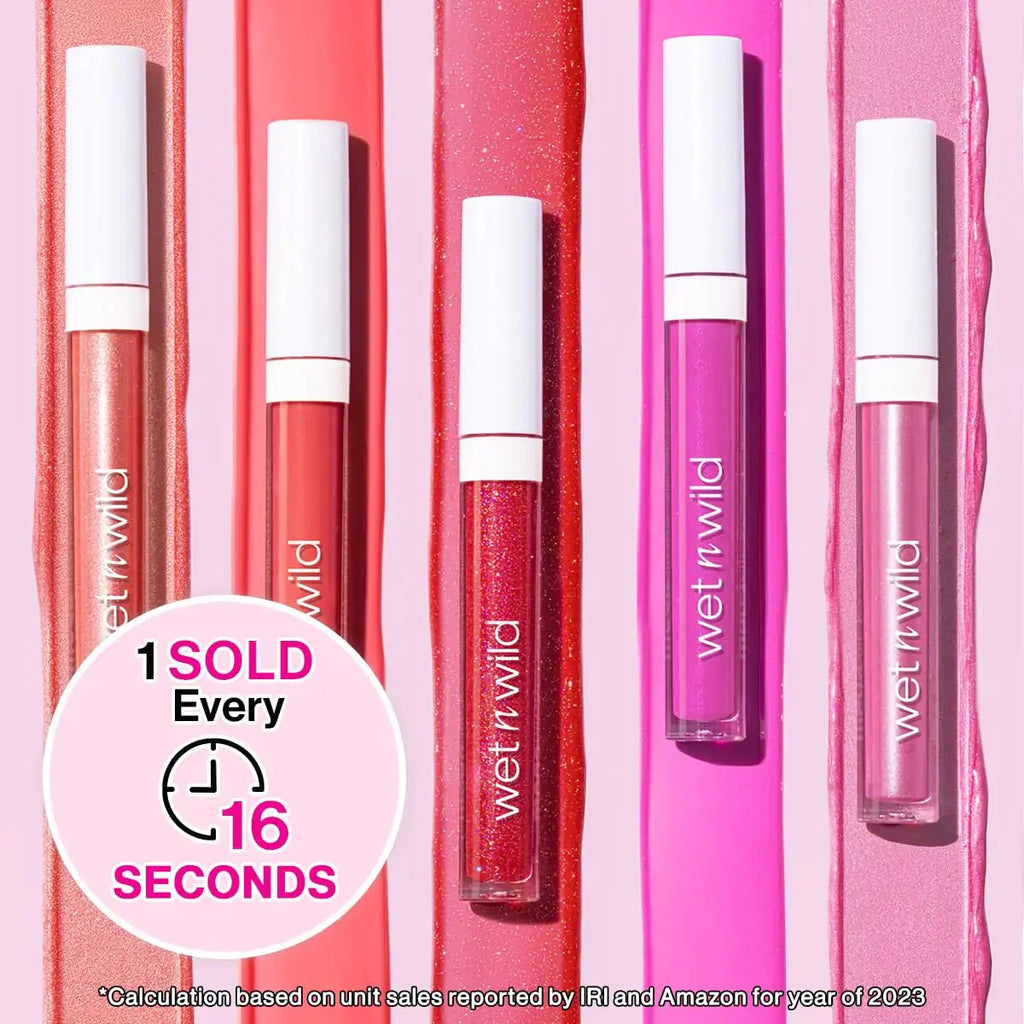 Wet n Wild MegaSlicks Lip Gloss - TuTu Sweet | Ultra-Glossy & Hydrating