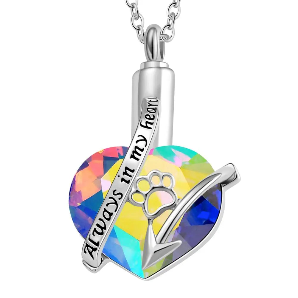 White Gold Plated Urns Pendant Necklace