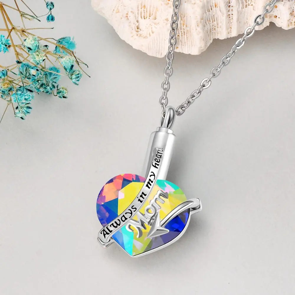 White Gold Plated Urns Pendant Necklace