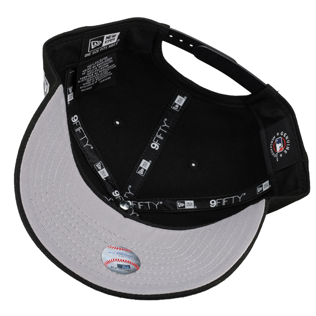 Chicago White Sox New Era 9Fifty A Frame Snapback Hat (Black)