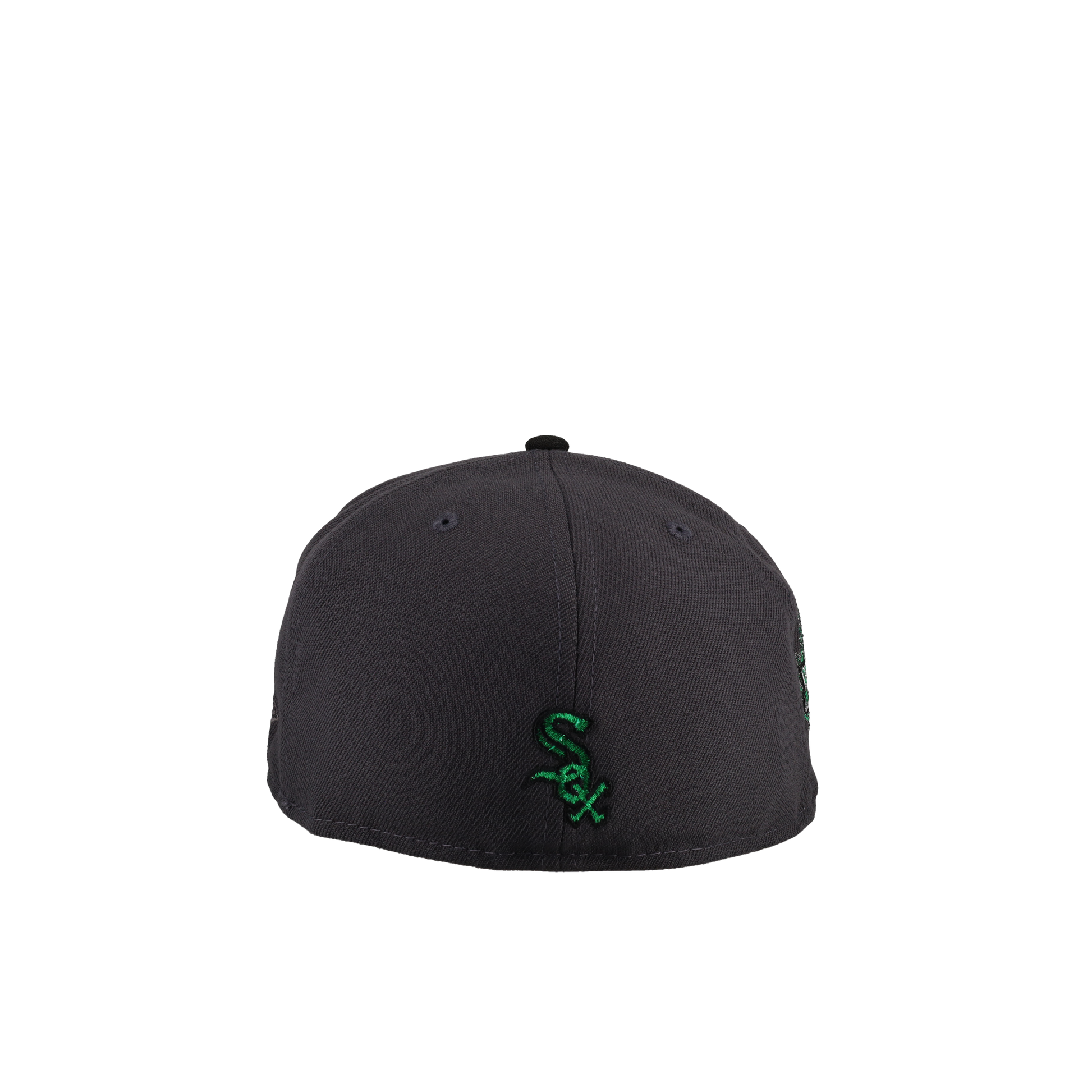 Chicago White Sox 2005 WS Laurel Wreath (Graphite/Black) Metallic 59Fifty Fitted Hat