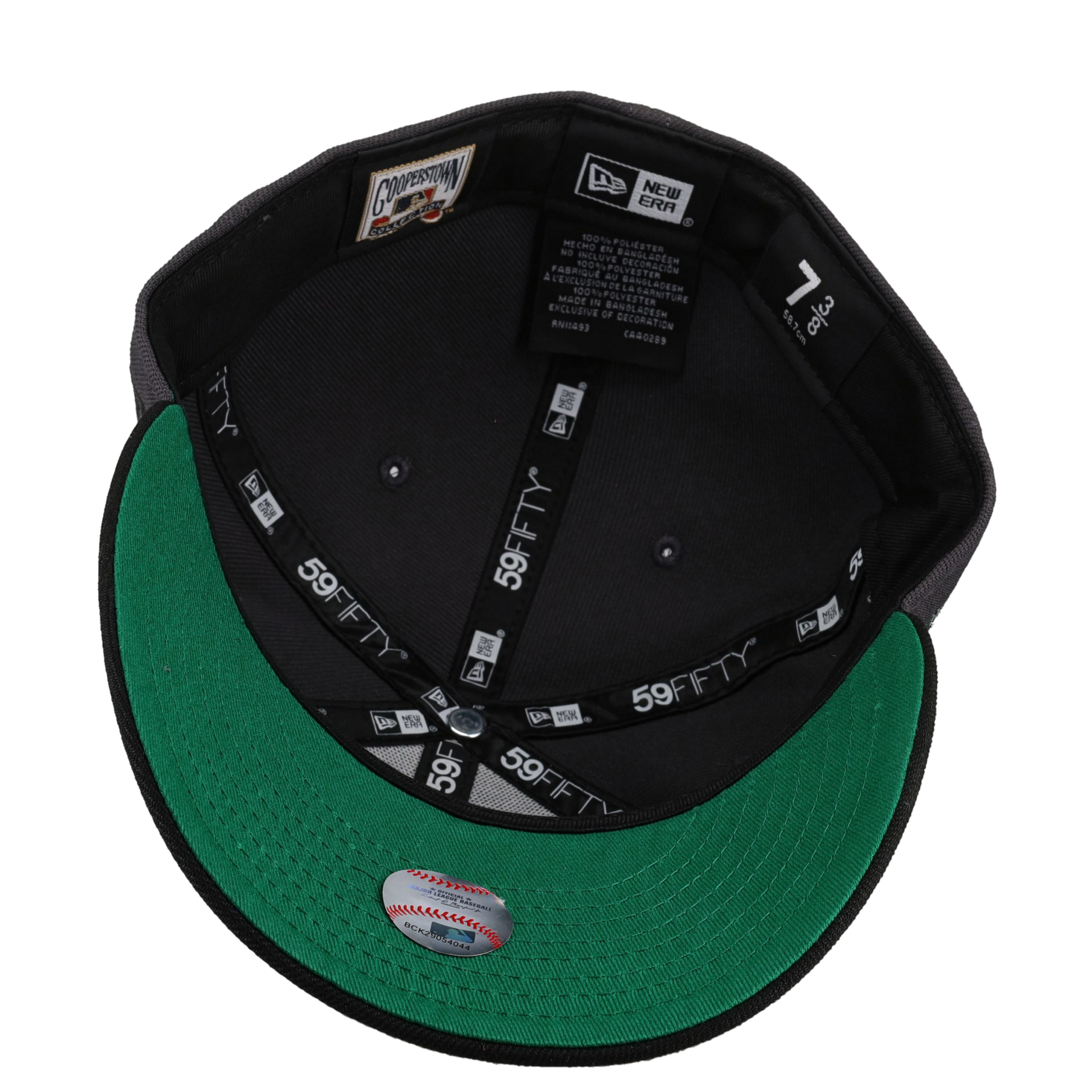 Chicago White Sox 2005 WS Laurel Wreath (Graphite/Black) Metallic 59Fifty Fitted Hat