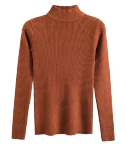 Wild Sweater Women’s Slim Fit Turtleneck Pullover