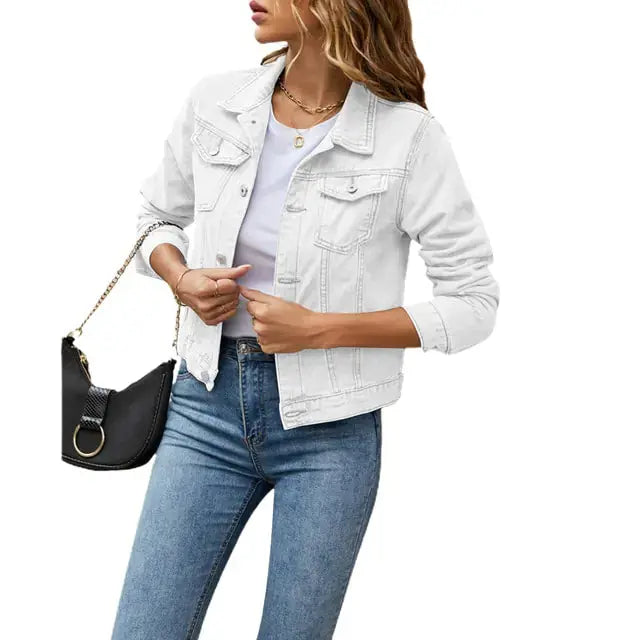 Women's Classic Denim Jacket – Stylish & Versatile